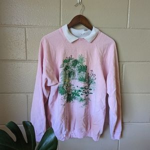 Vintage Pink Granny Sweater